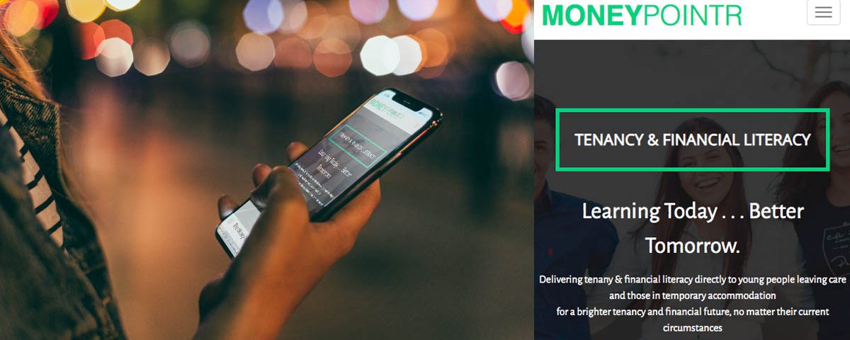Moneypointr Digital Tenancy and Literacy App